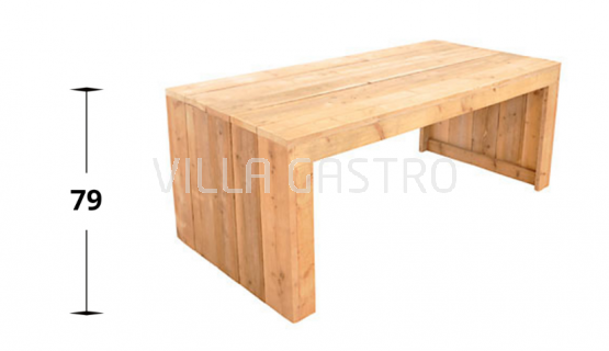 Holz Tisch - Berta 2er Set