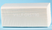 Papierhandtücher high grade, V-Falz, 100% Zellstoff 2-lagig, weiss